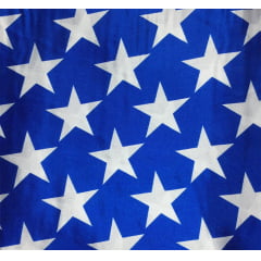 Cetim Estrela Fundo Azul Cetim Estrela Fundo Azul