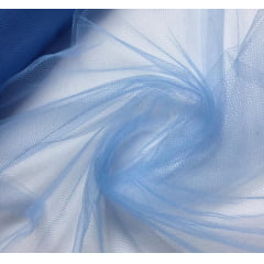 Tule Fantasia Azul Hortencia