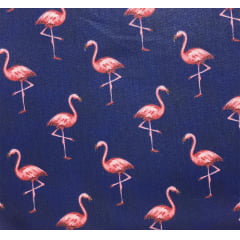 Tricoline Flamingo Marinho